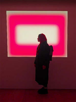 Boundless Arttt header image (Turrell-inspired light work)